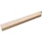 Ekena Millwork 2in. W x 4in. H x 32in. L Carmel Woodgrain TimberThane Rafter Tail, Primed Tan RFTUR02X04X32CARRCPR - alternate 5